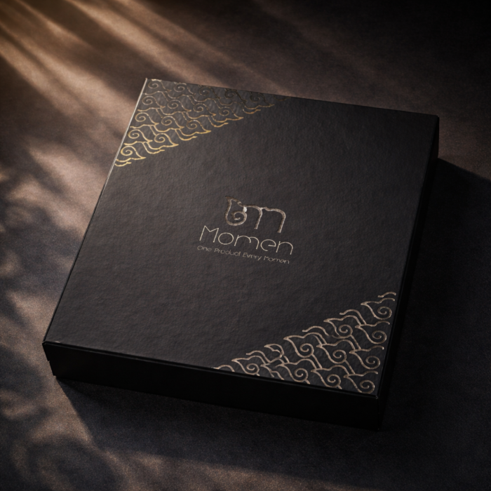 Momen Premium Hard Box – Luxury Packaging for Apparel