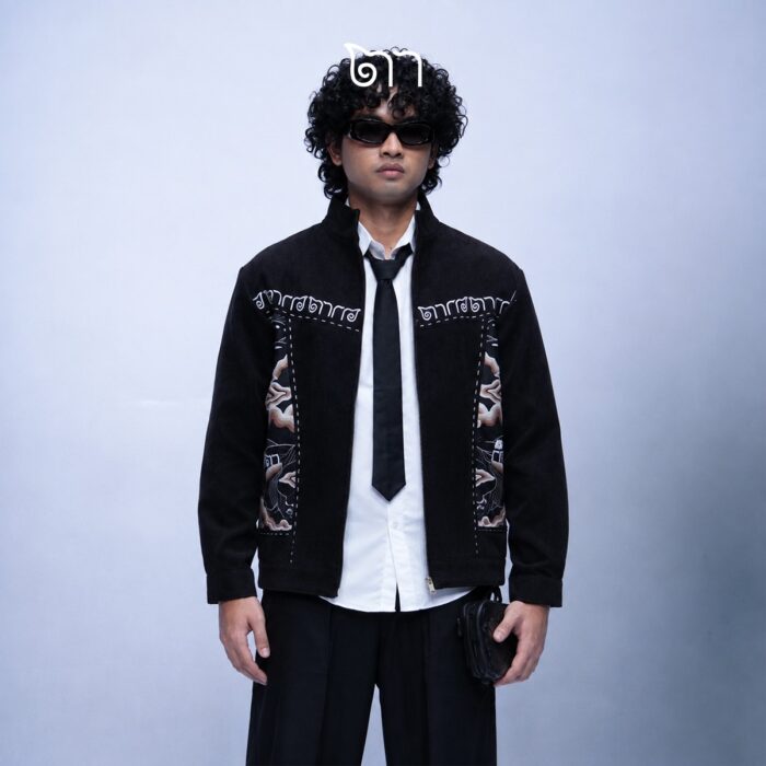 (LIMITED EDITION) JACKET SYANDANA CORDUROY BLACK